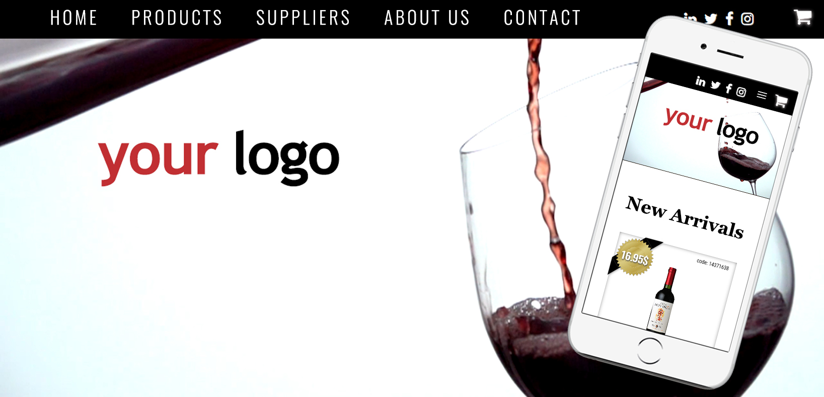 wine web developer